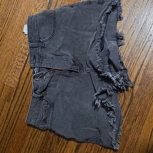 Hollister Dark Gray Jean Shorts